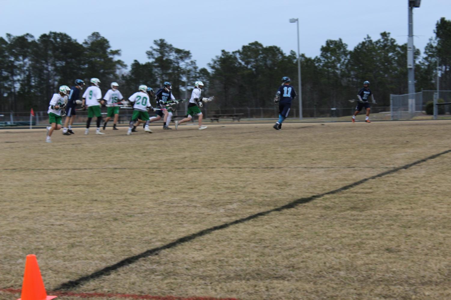 Men's Lacrosse Defeats the South Brunswick Cougars