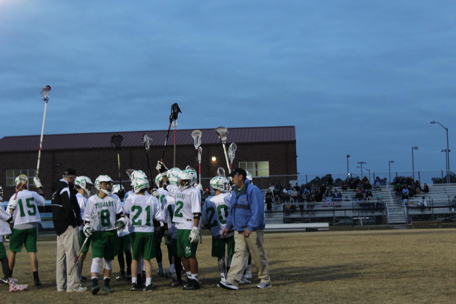 Men's Lacrosse Defeats the South Brunswick Cougars
