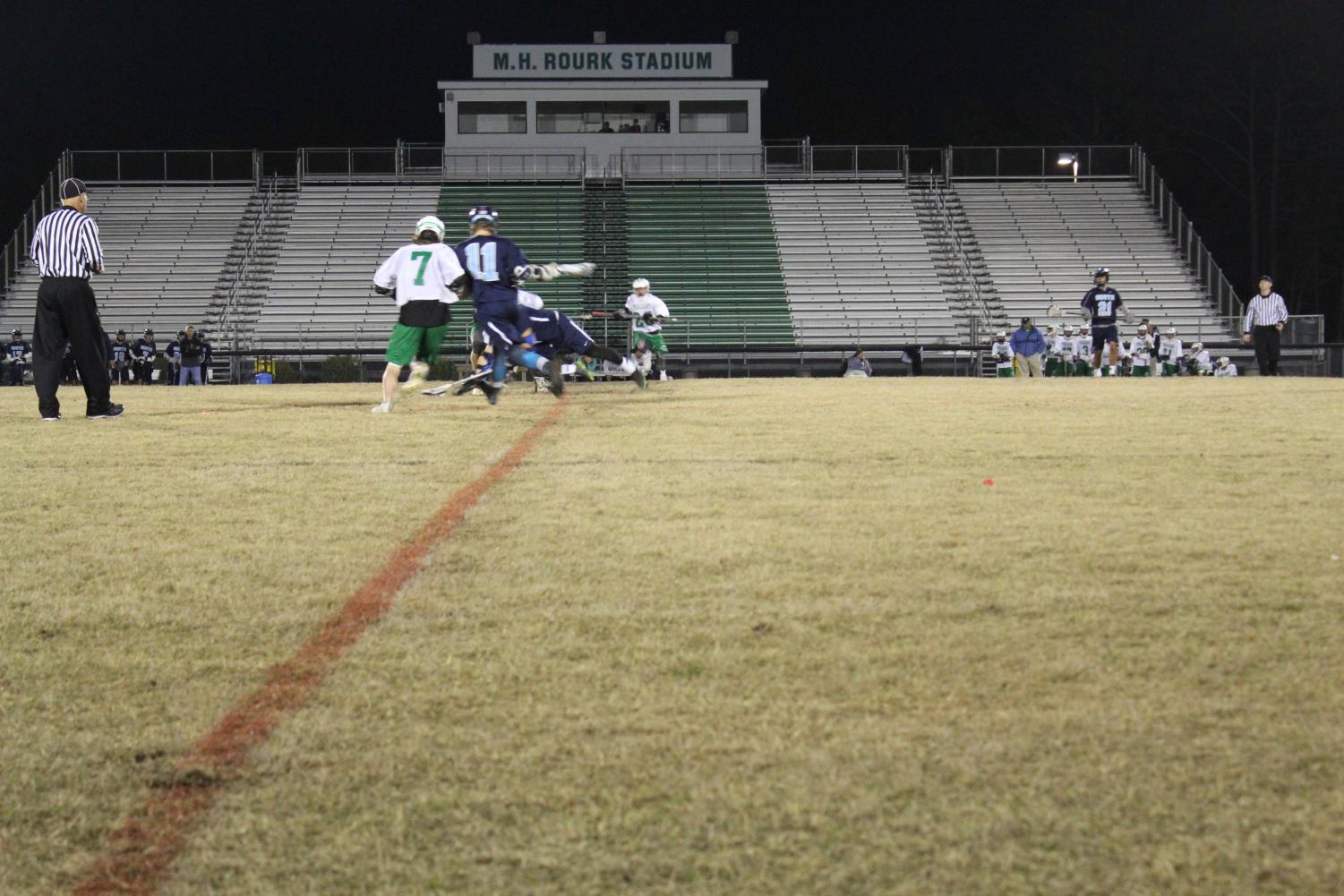 Men's Lacrosse Defeats the South Brunswick Cougars
