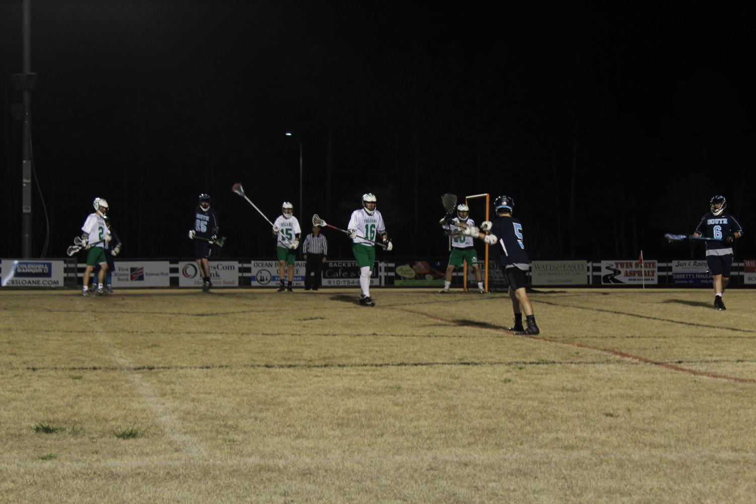 Men's Lacrosse Defeats the South Brunswick Cougars