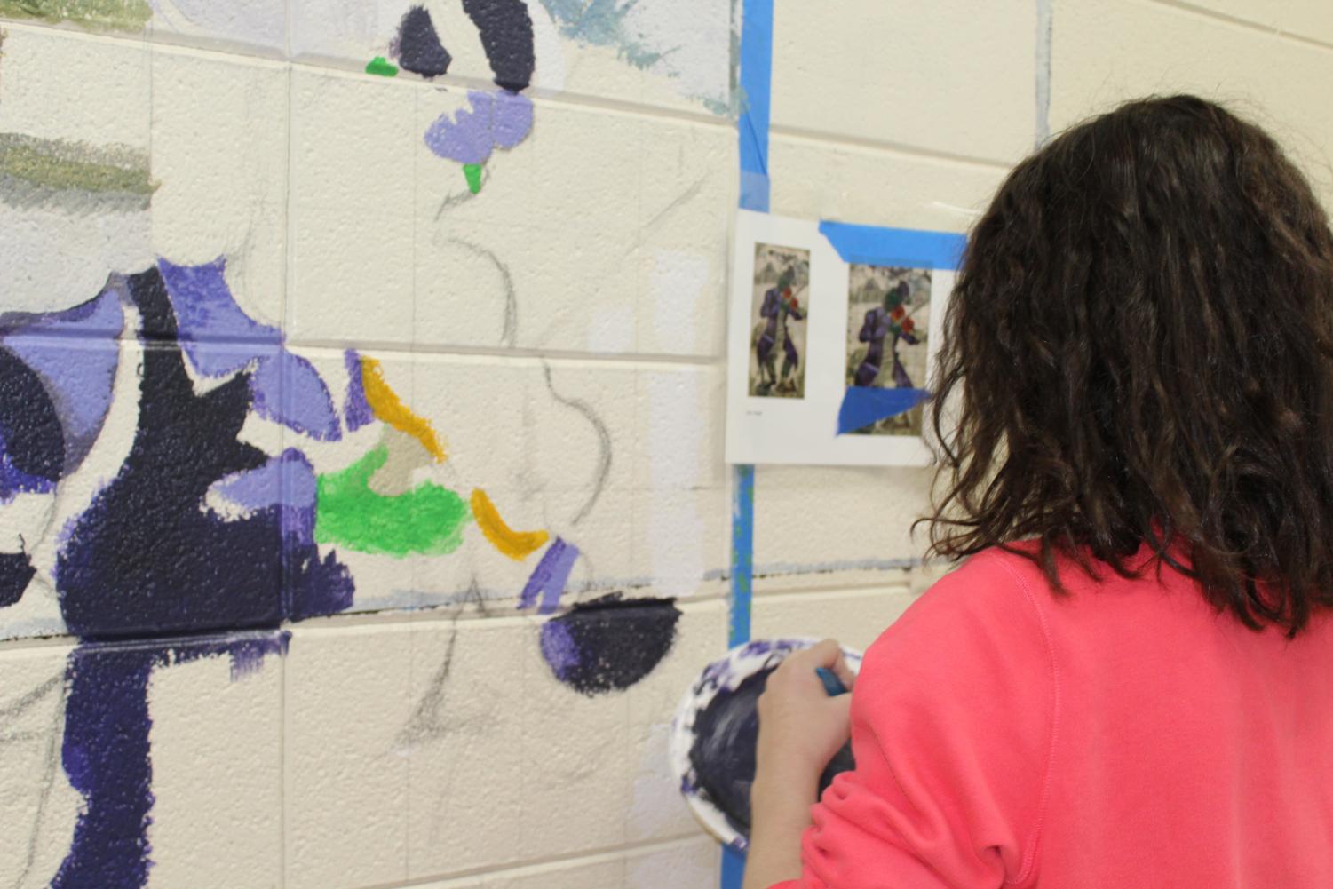 Mrs. Vaught's First Period Hallway Murals