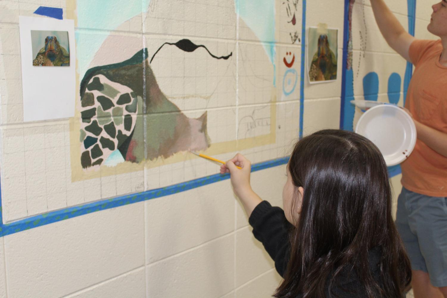 Mrs. Vaught's First Period Hallway Murals