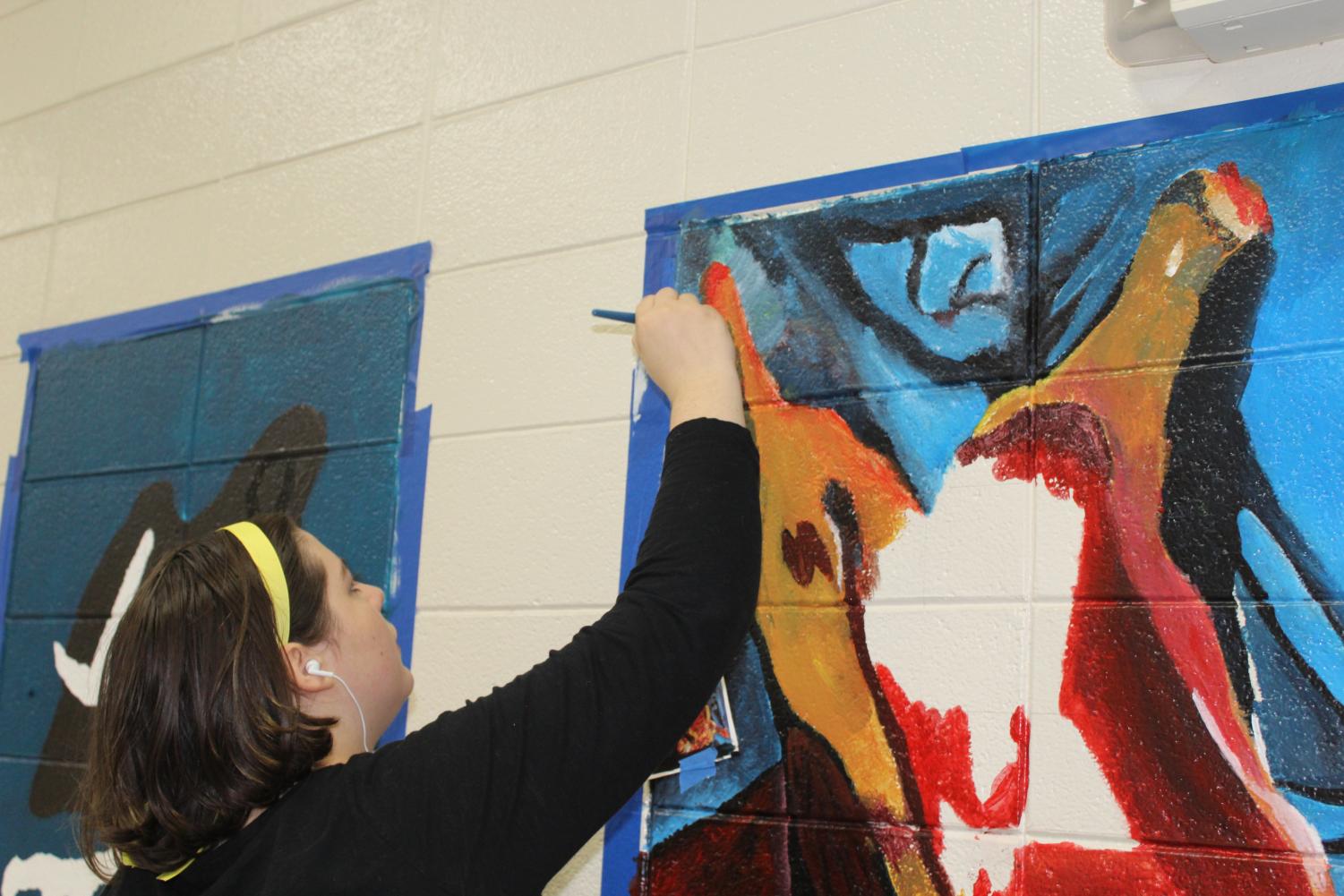 Mrs. Vaught's First Period Hallway Murals