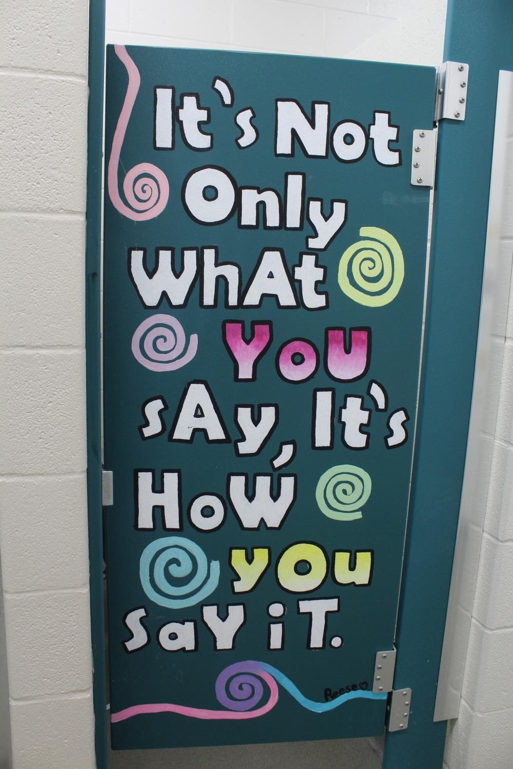 Mrs. Vaught's Second Period Bathroom Stalls