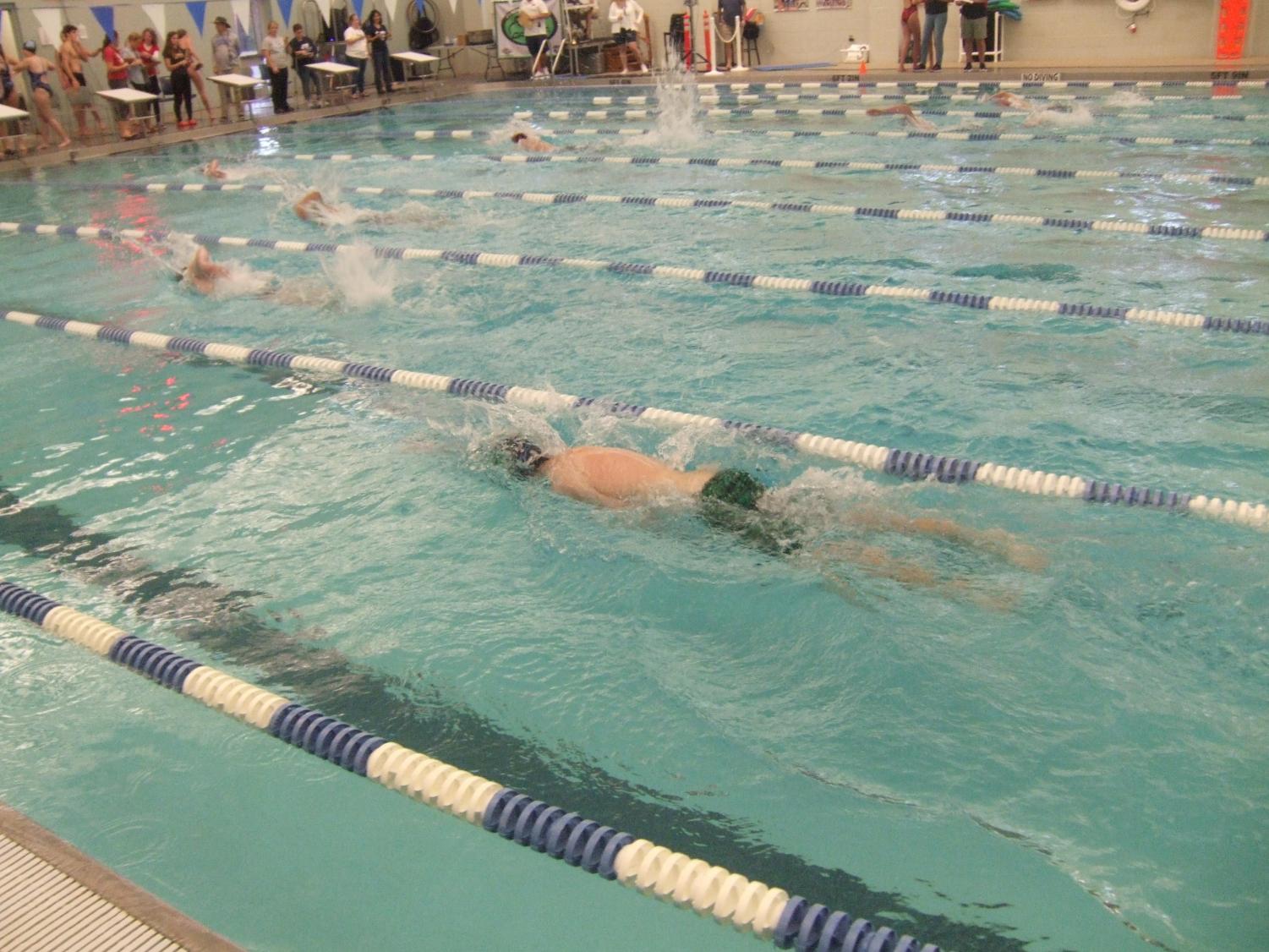 Trojan Swim Team Bound for Districts