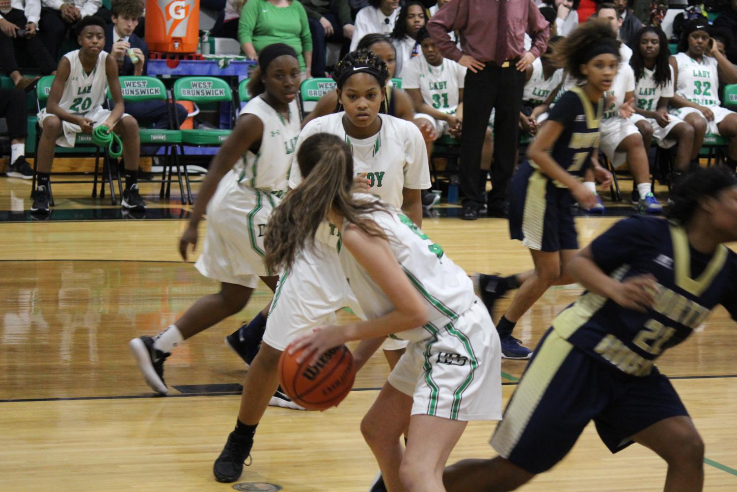 Lady Trojans Defeat the North Brunswick Scorpions