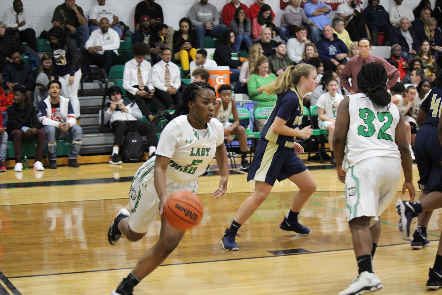 Lady Trojans Defeat the North Brunswick Scorpions