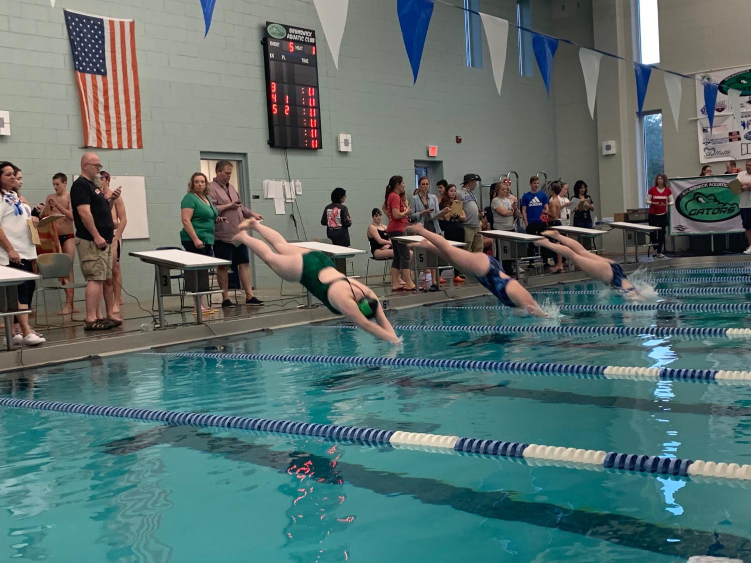 Trojan Swim Team Bound for Districts