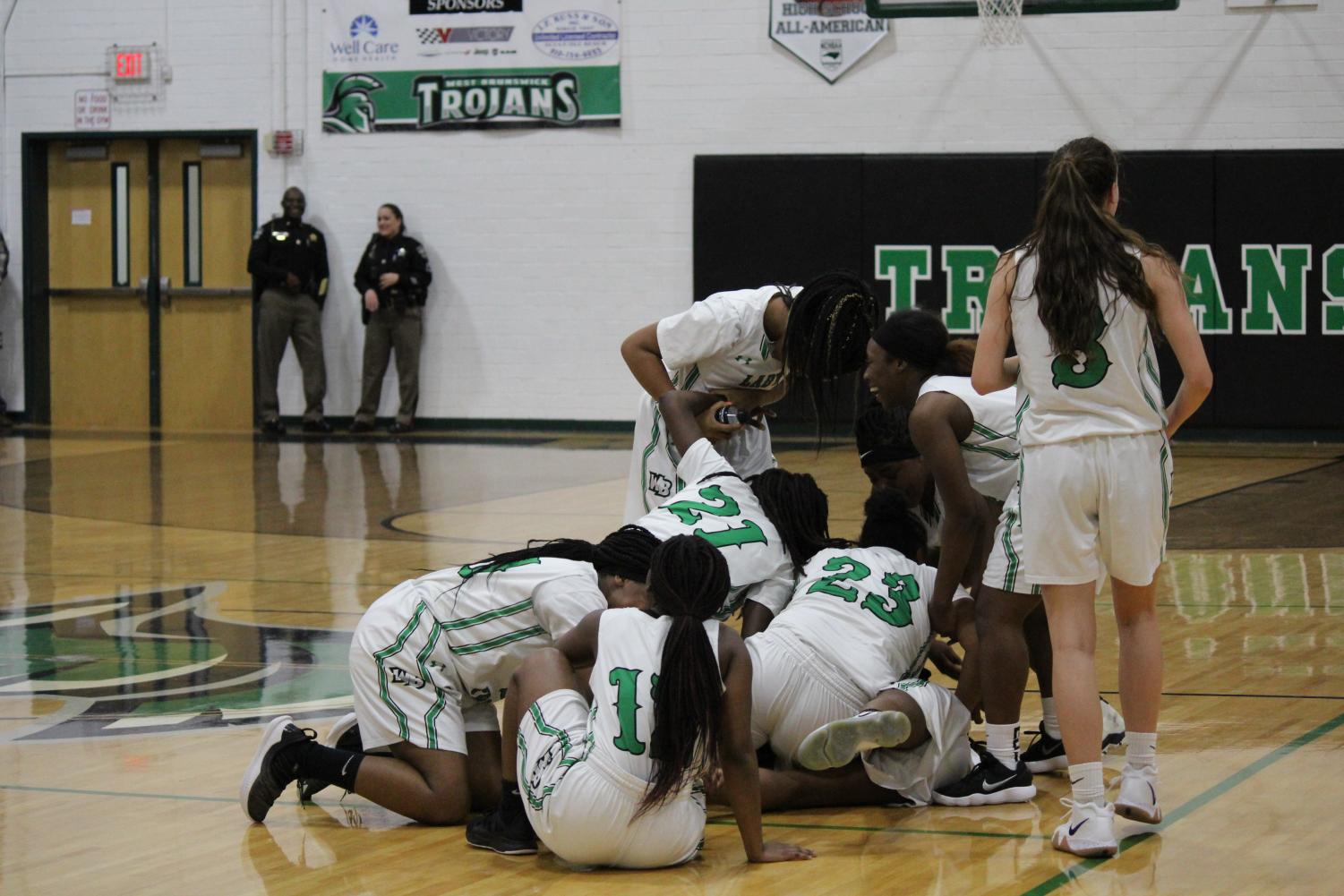 Lady Trojans Defeat the North Brunswick Scorpions