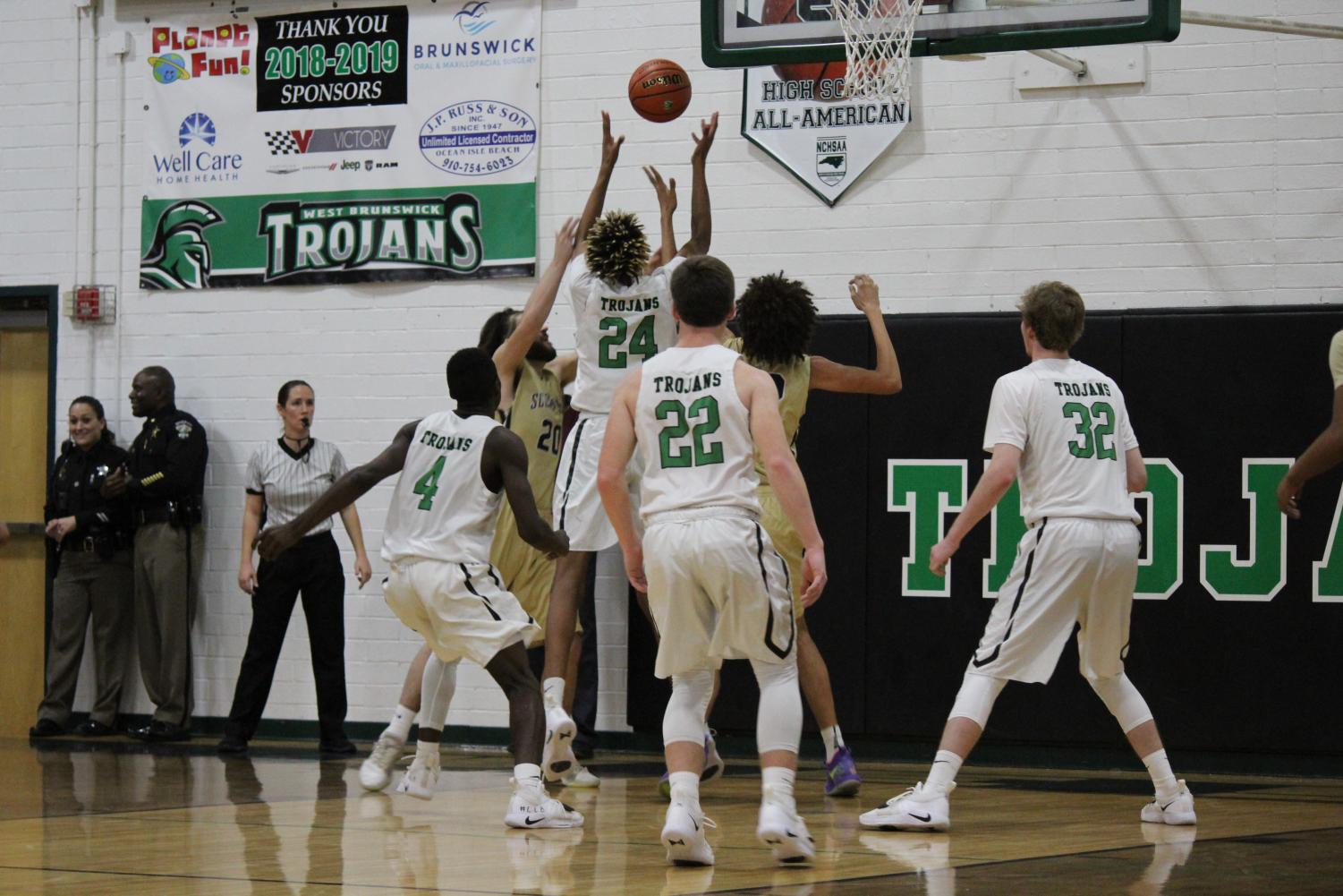 Varsity Men's Basketball: Trojans vs. Scorpions