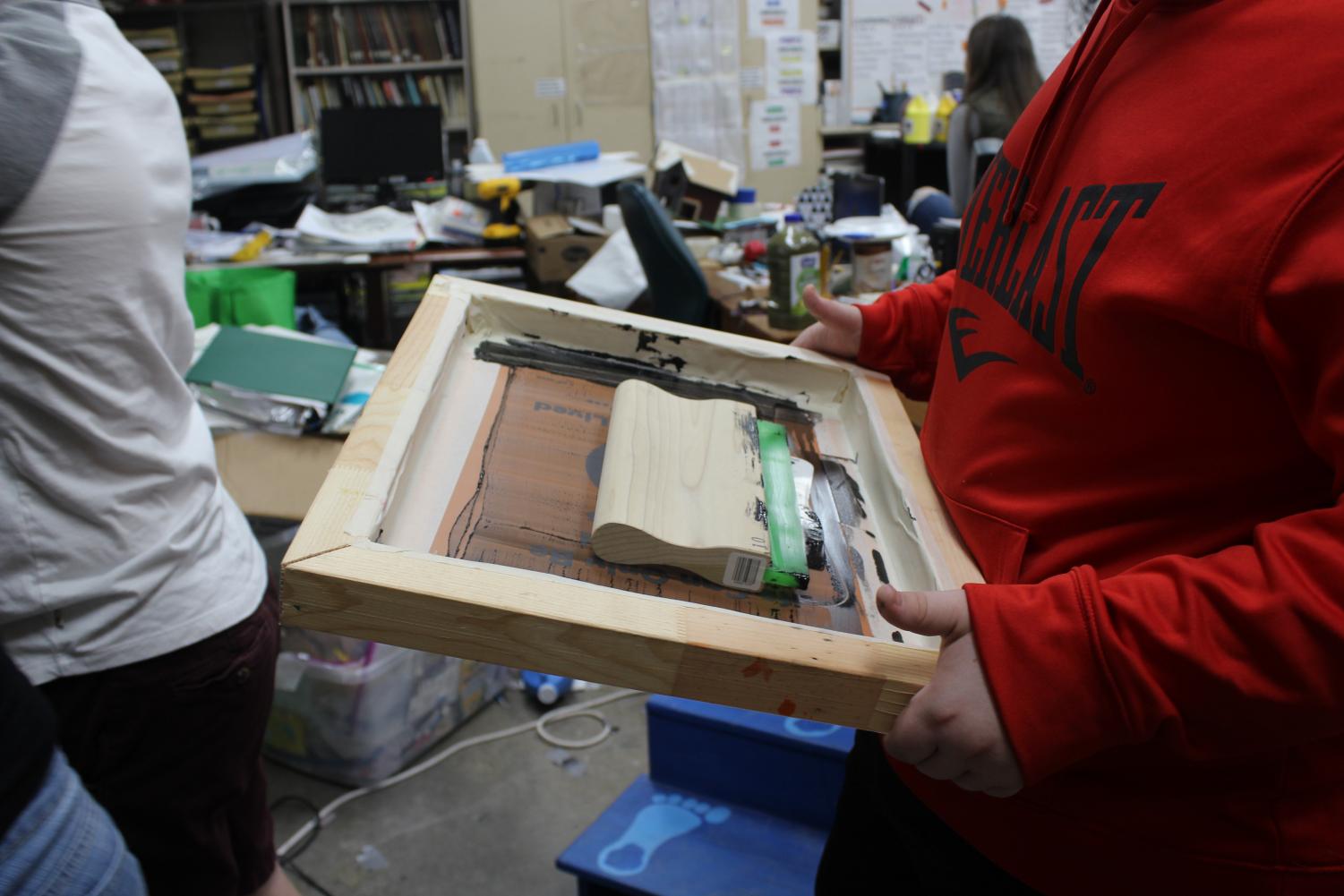 Mrs. Vaught's First Period Screen Printing Project