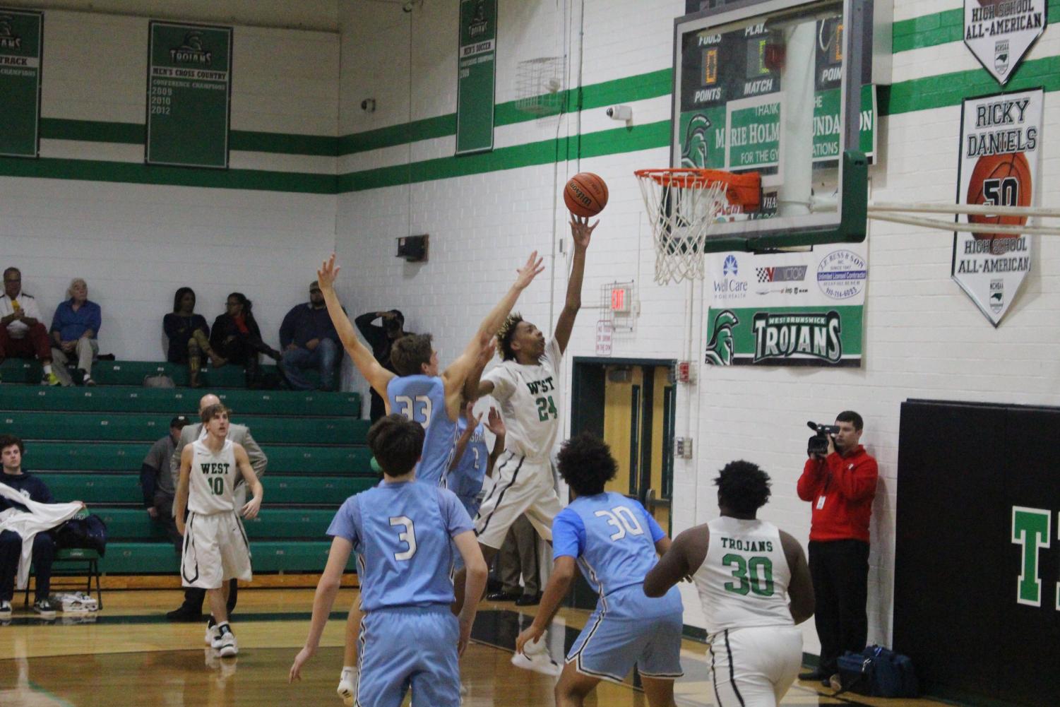 The Hoggard Vikings defeat the WBHS Trojans