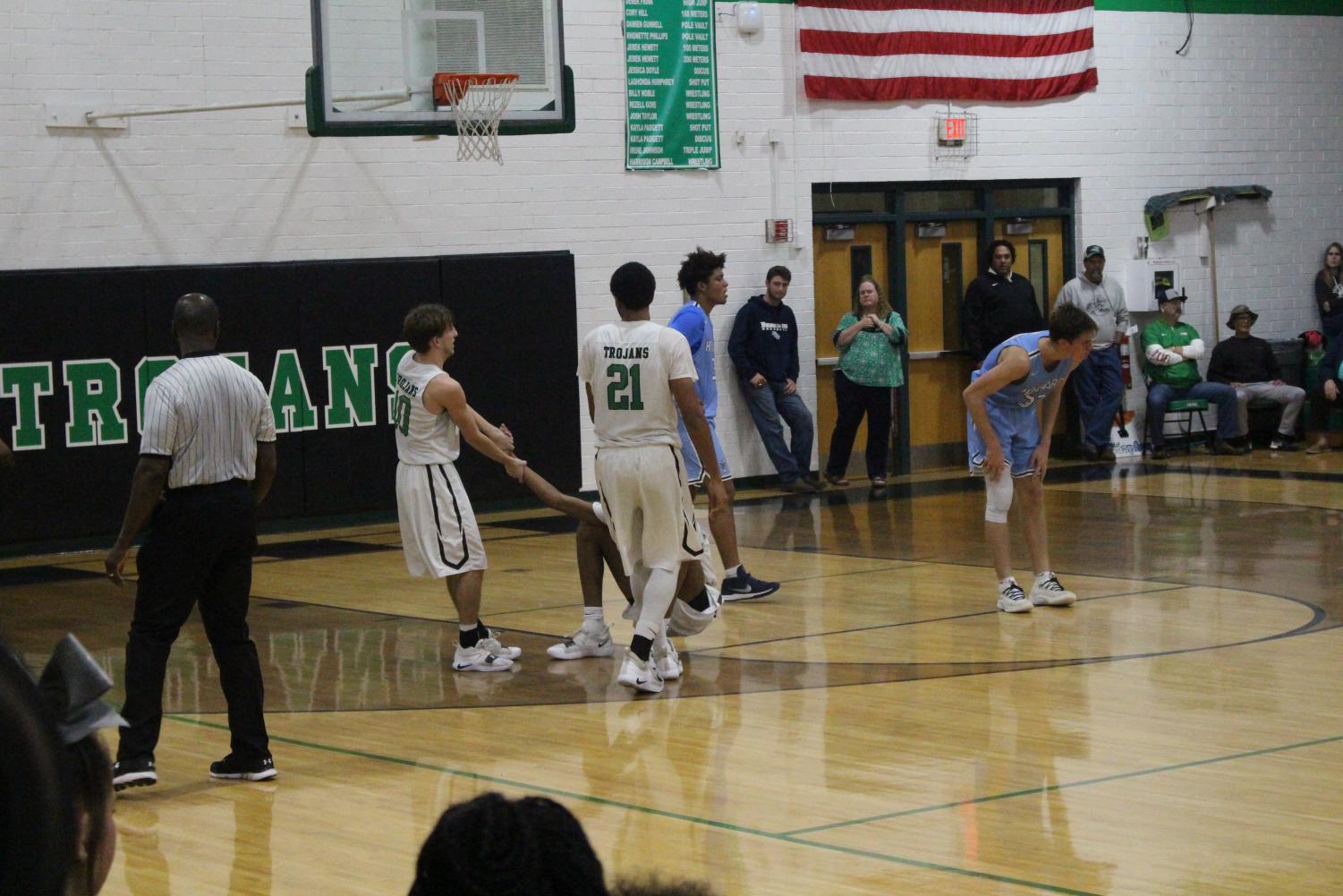 The Hoggard Vikings defeat the WBHS Trojans