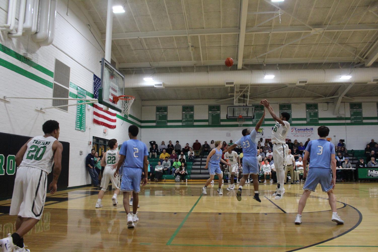 The Hoggard Vikings defeat the WBHS Trojans