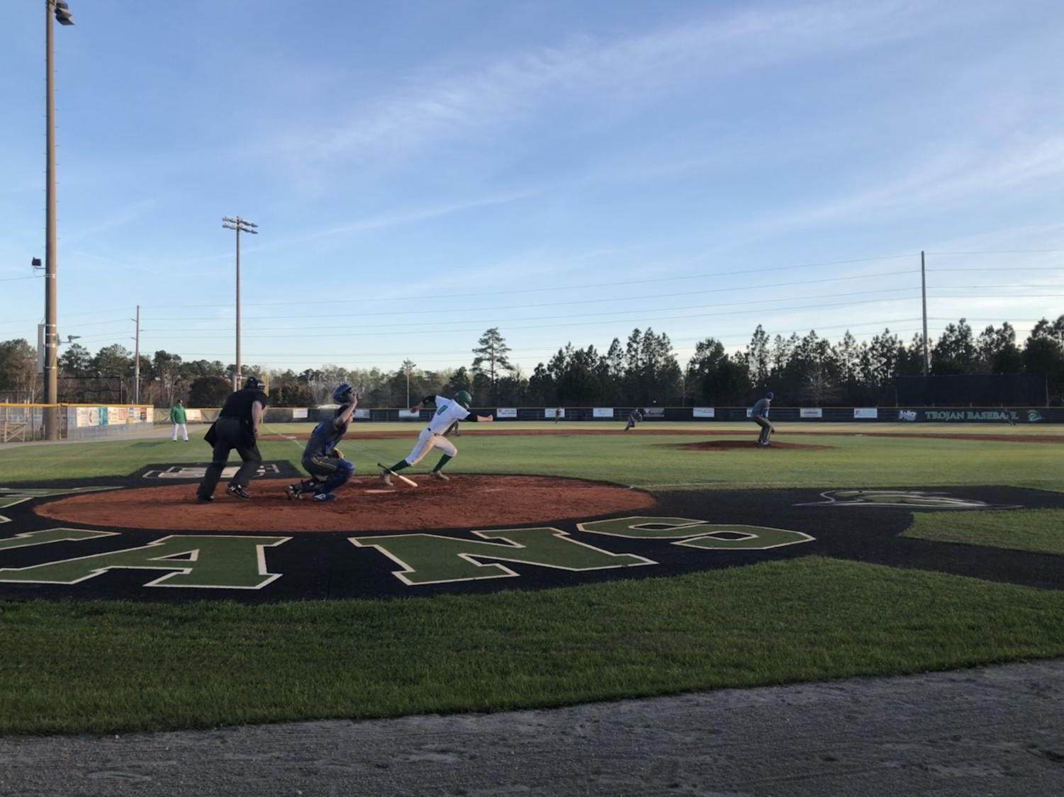 WBHS Trojans Out-Bat the Laney Buccaneers