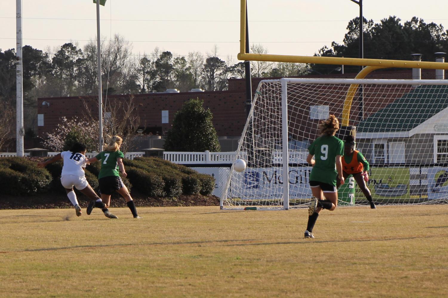 The Lady Trojans Defeat the North Scorpions