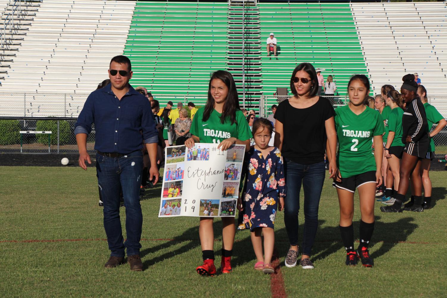 Lady Trojans Senior Night