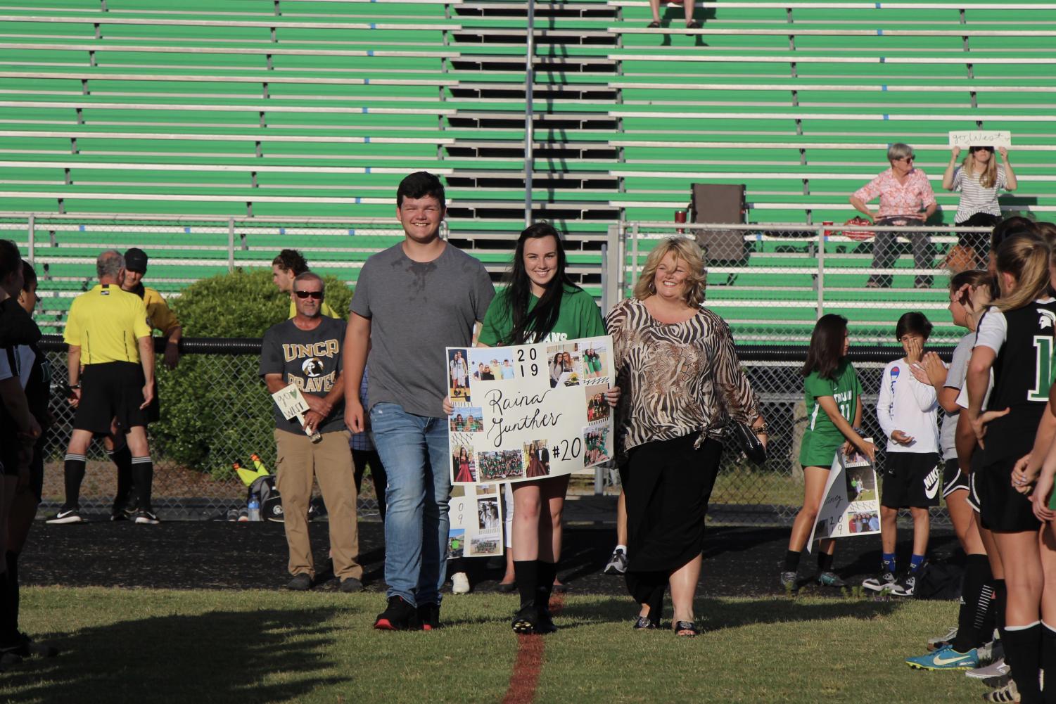 Lady Trojans Senior Night