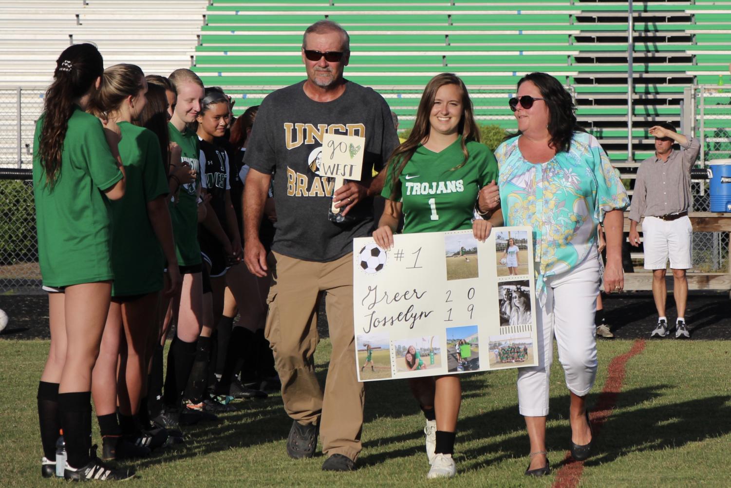 Lady Trojans Senior Night