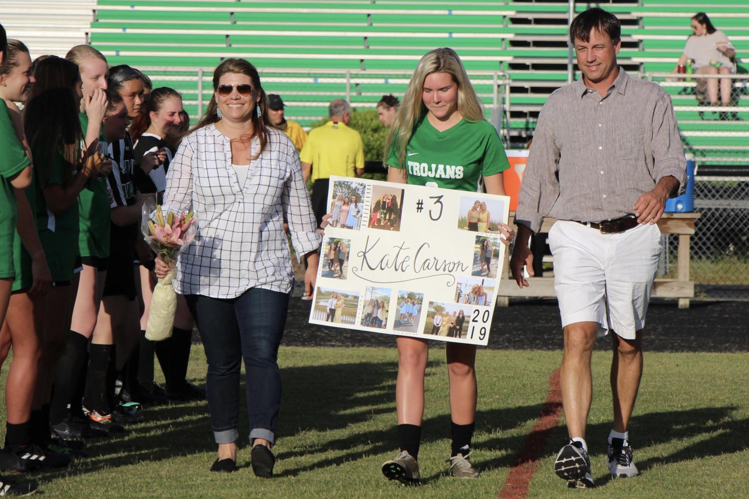 Lady Trojans Senior Night