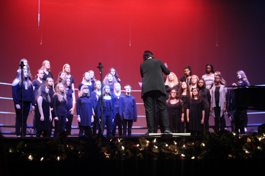 Winter Performance by the Band and Choir students