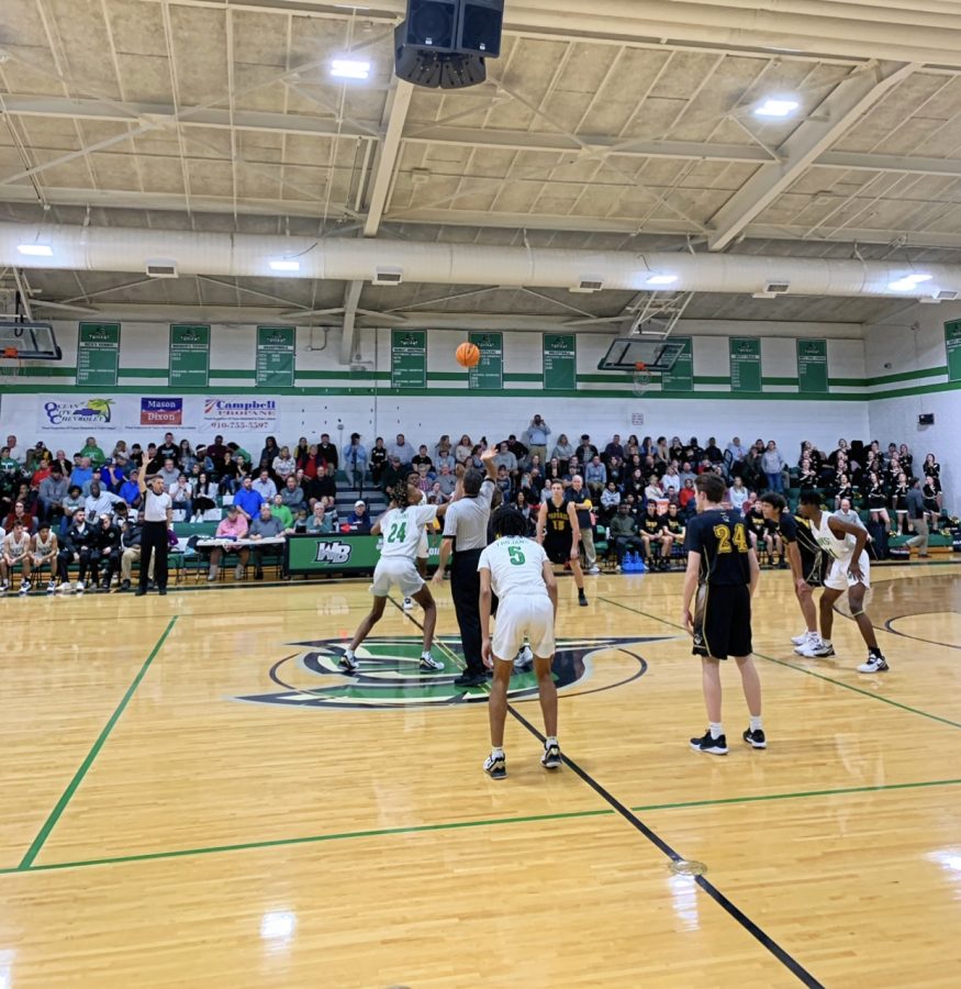 Jadyn Parker at tip off.