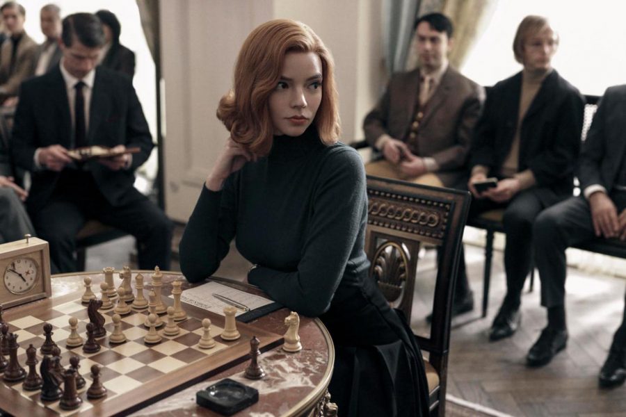 Anya Taylor-Joy stars as Beth Harmon in The Queens Gambit.