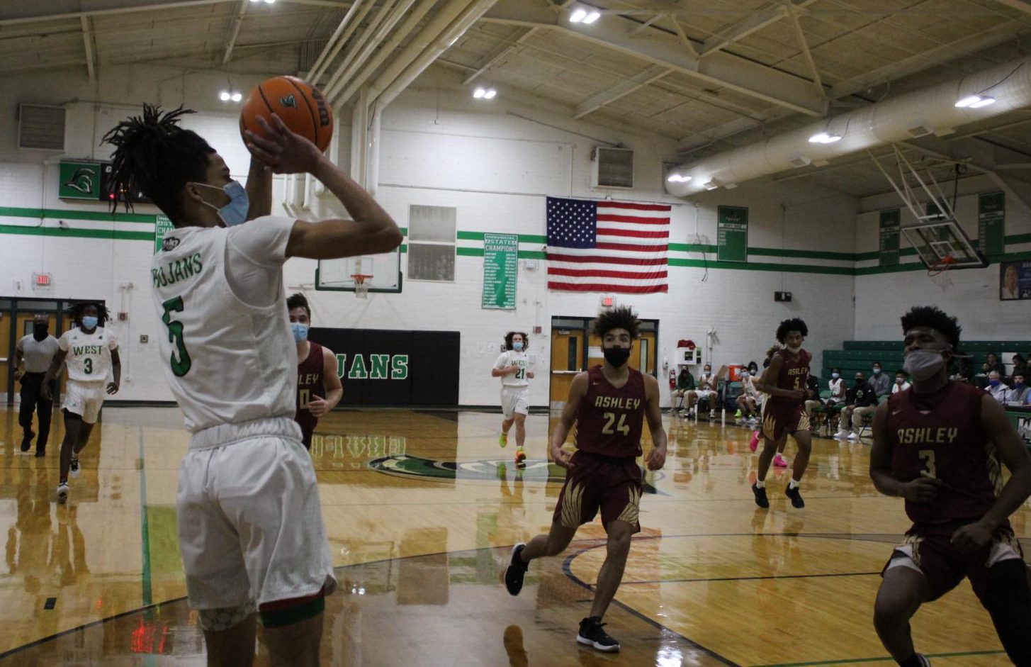 Men's Basketball Game Against Ashley High School