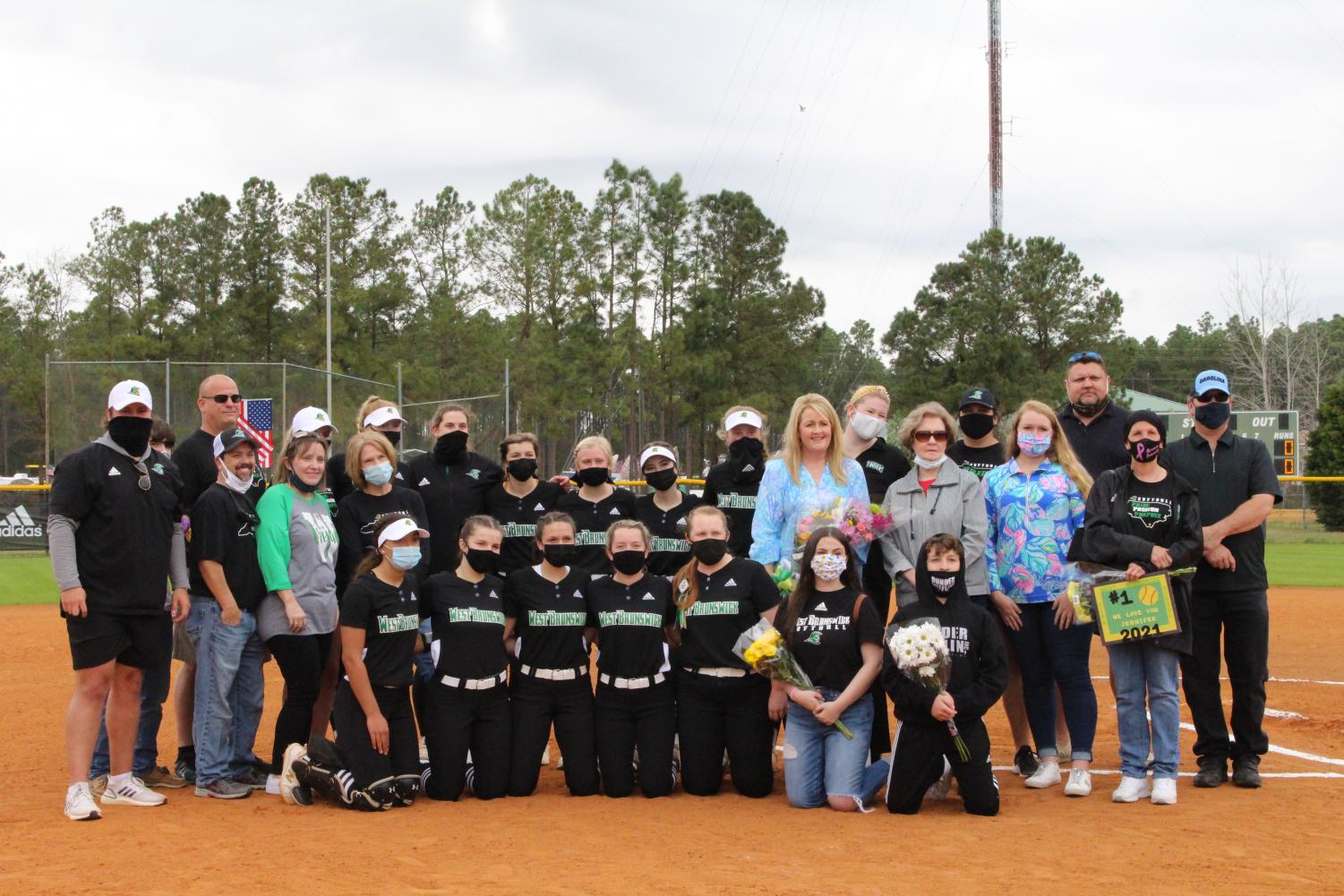 West Brunswick's Softball Senior Night