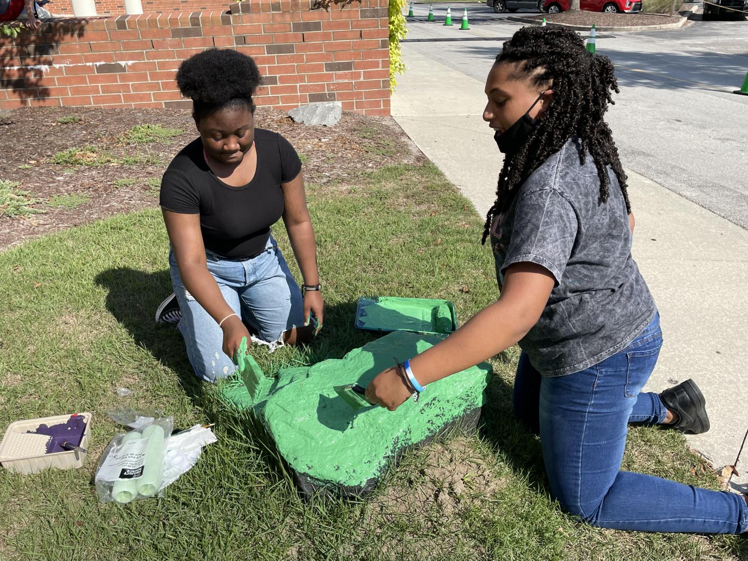SGA Senior Parking Spot & Rock Painting