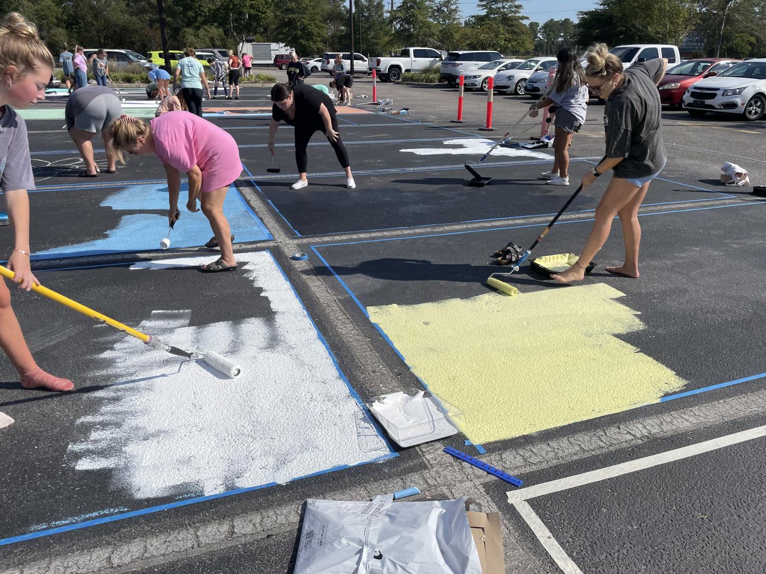 SGA Senior Parking Spot & Rock Painting