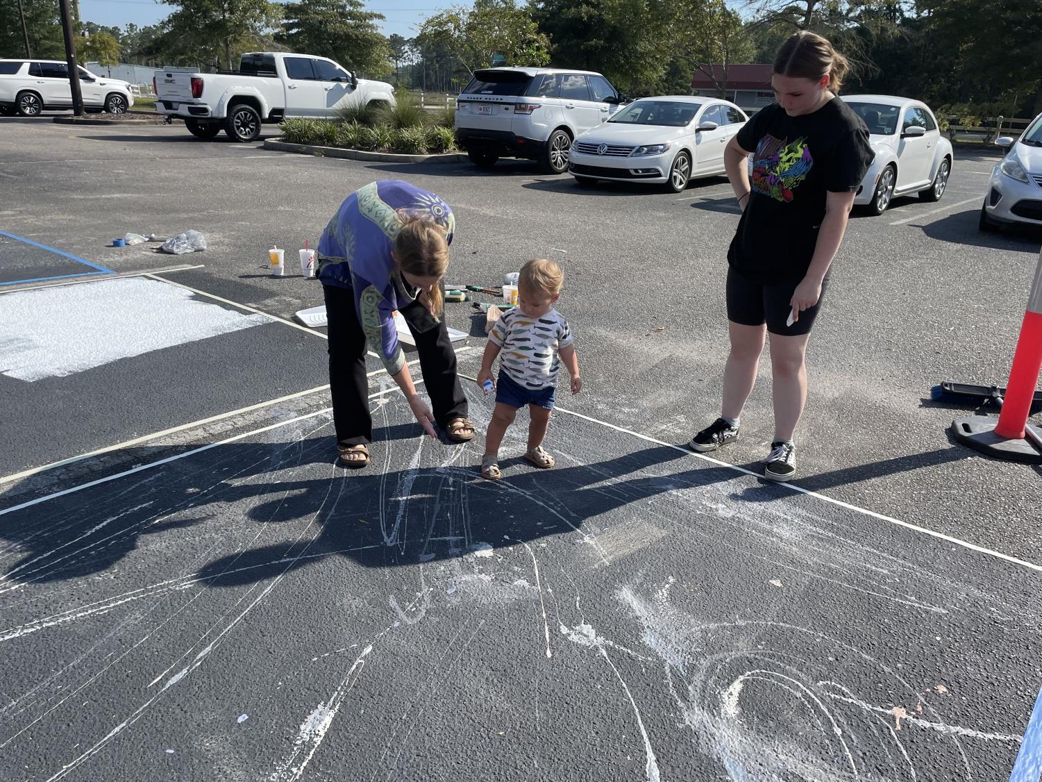 SGA Senior Parking Spot & Rock Painting
