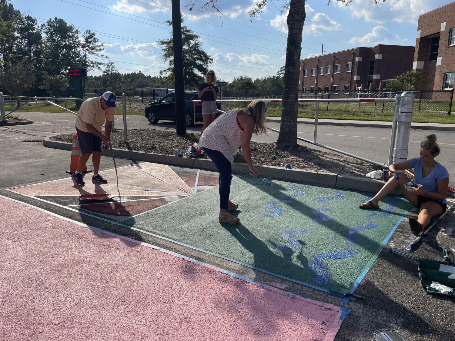 SGA Senior Parking Spot & Rock Painting