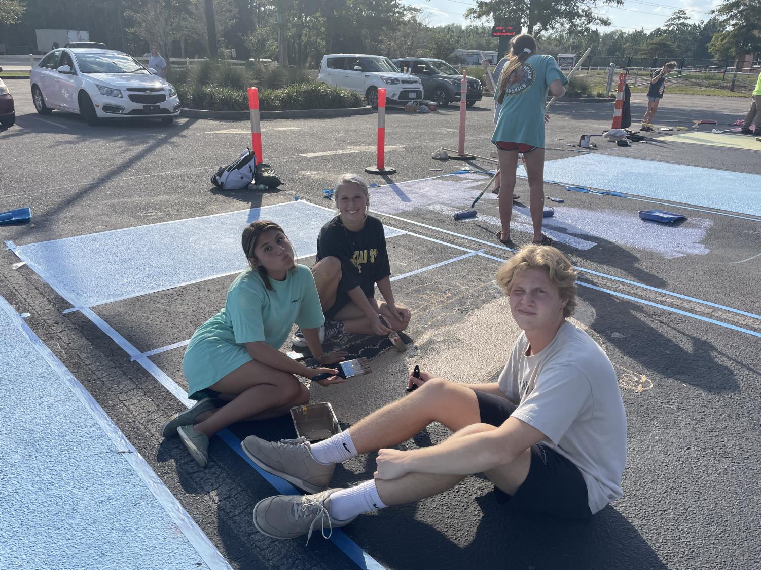 SGA Senior Parking Spot & Rock Painting