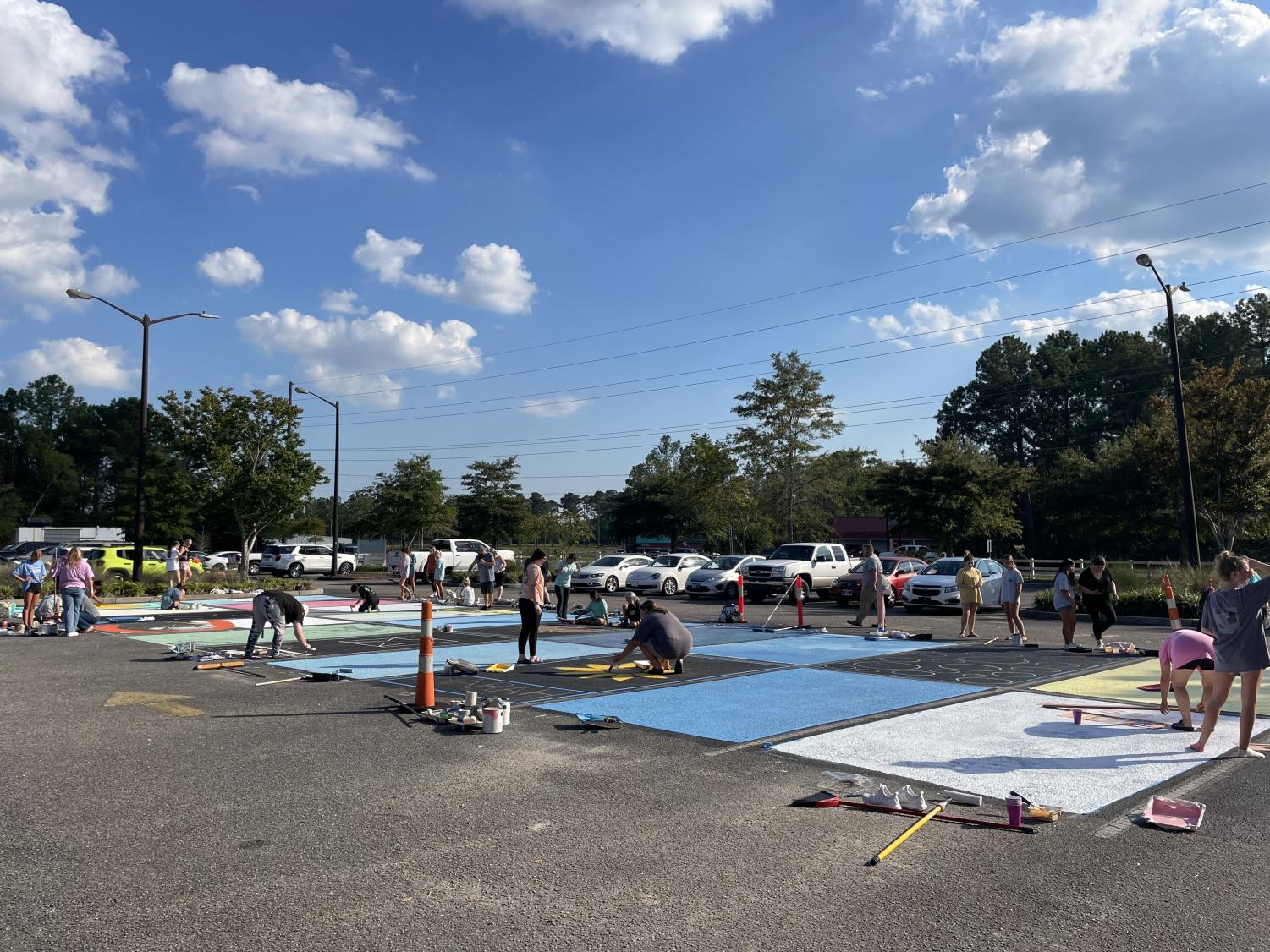 SGA Senior Parking Spot & Rock Painting