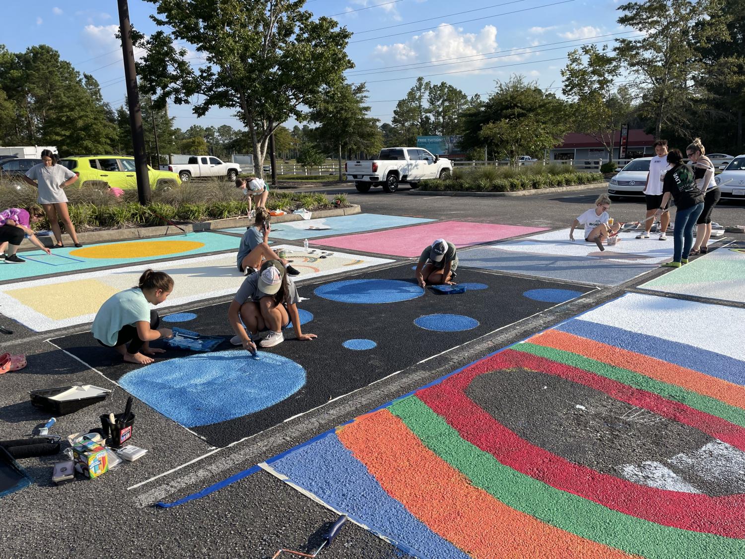 SGA Senior Parking Spot & Rock Painting