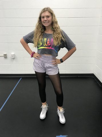 Camdyn Beck throwing it back for decades day. 