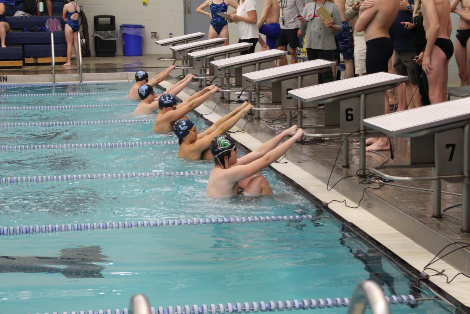Diving into a December Swim Meet