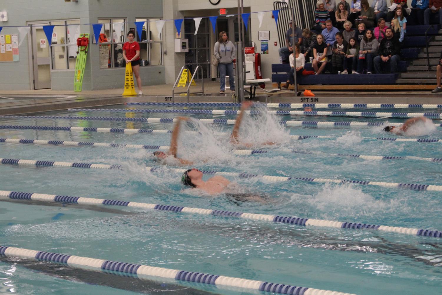 Diving into a December Swim Meet