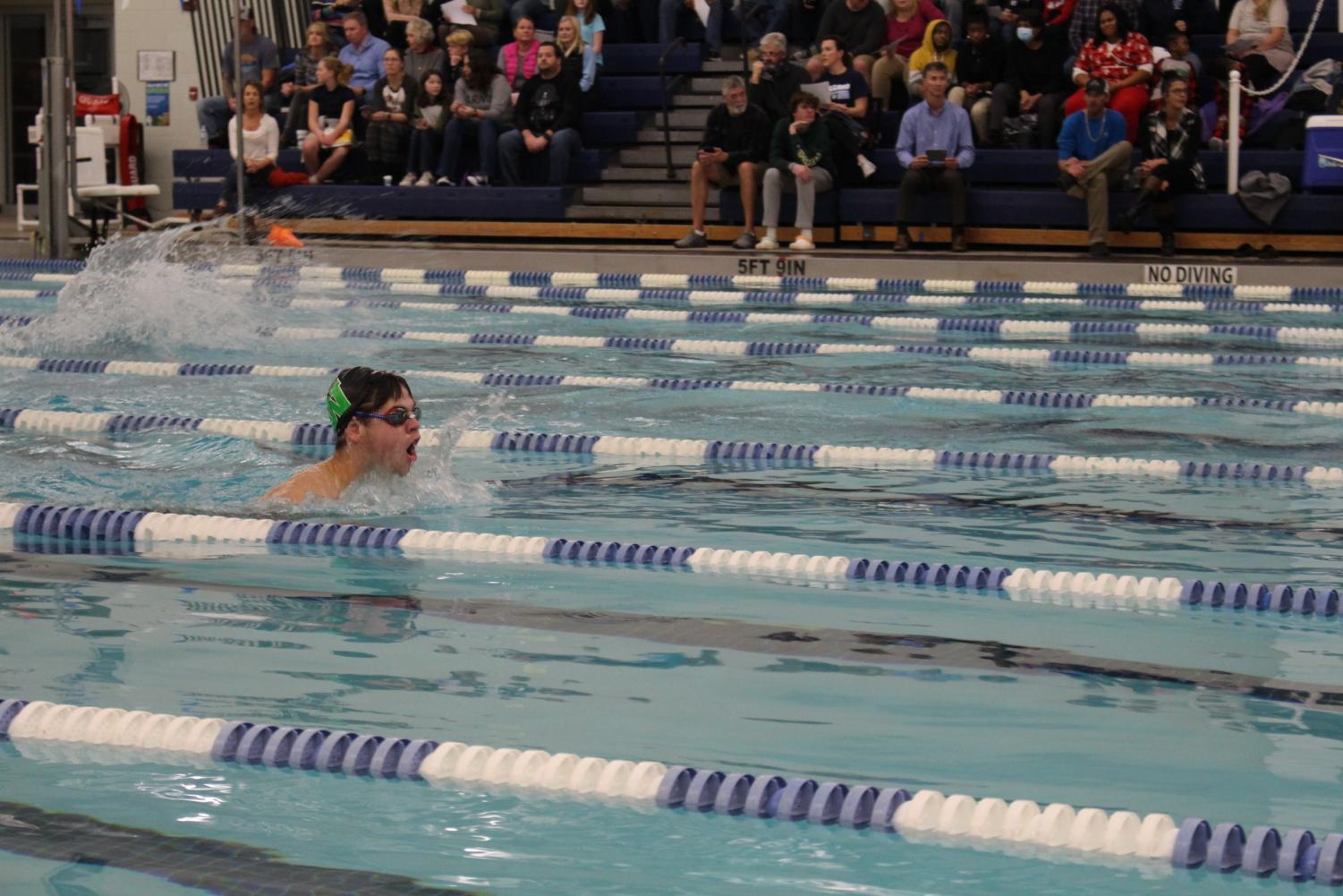 Diving into a December Swim Meet