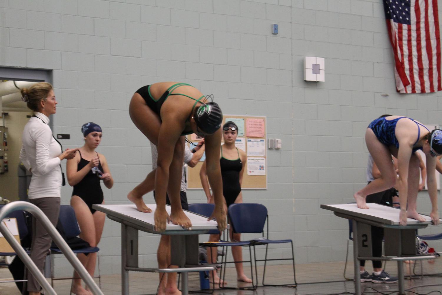 Diving into a December Swim Meet