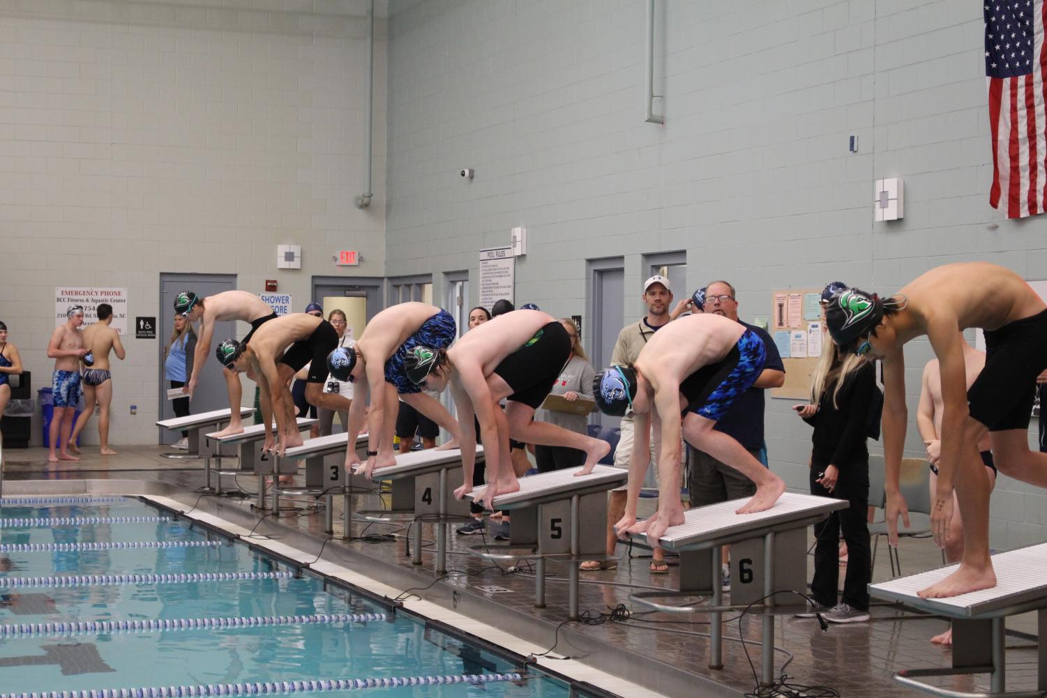Diving into a December Swim Meet