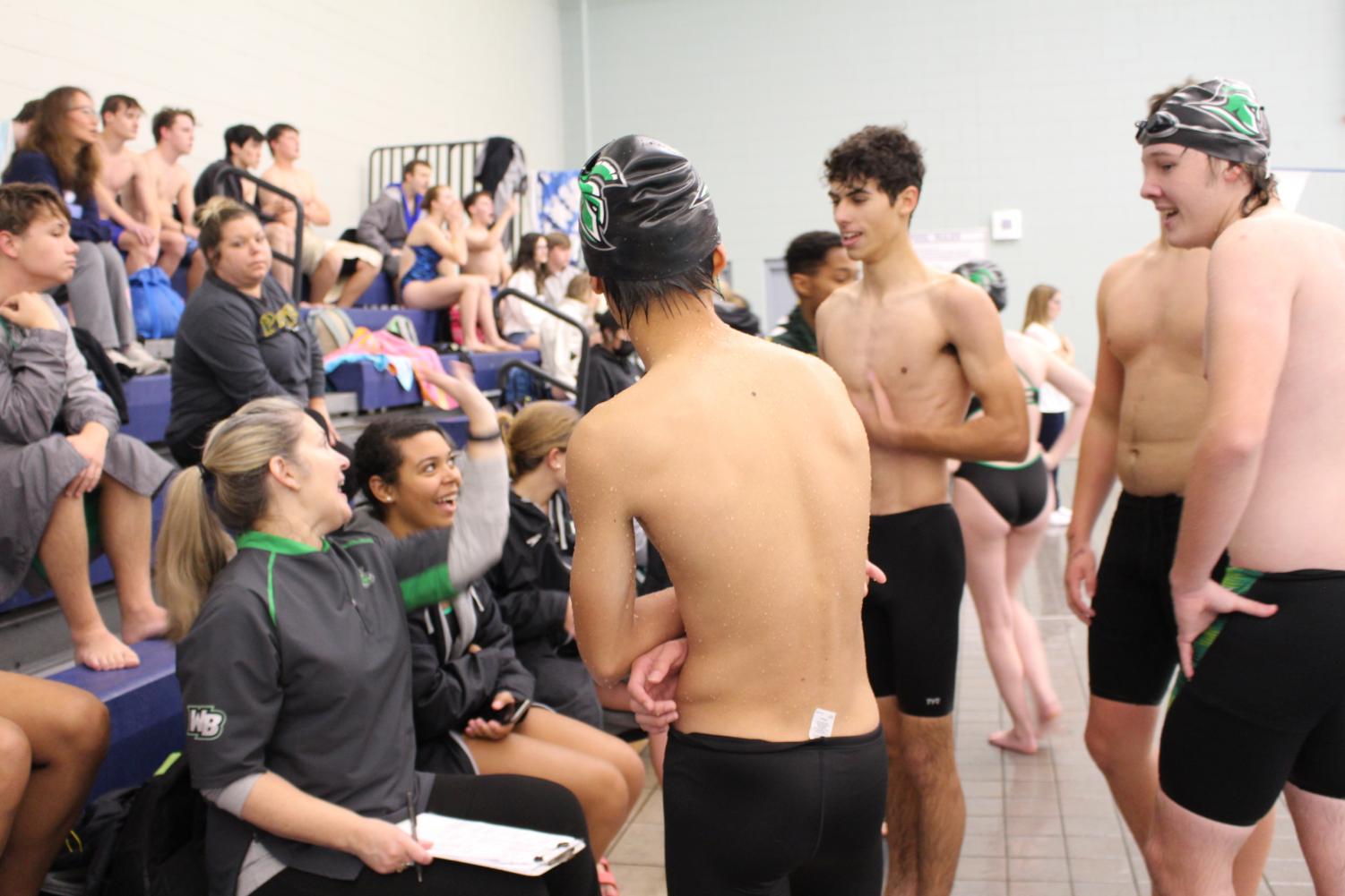 Diving into a December Swim Meet