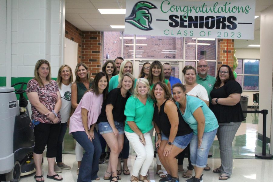 The moms who helped set and make the seniors have a memorable morning.