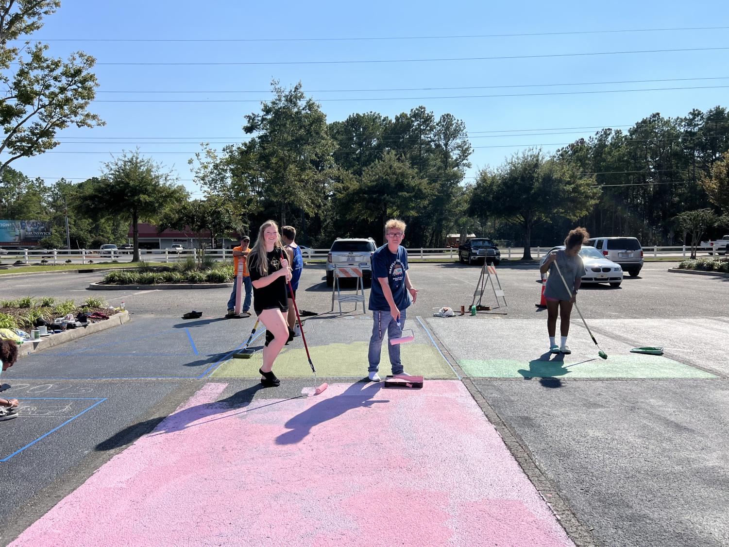 SGA Annual Senior Parking Spot and Rock Painting