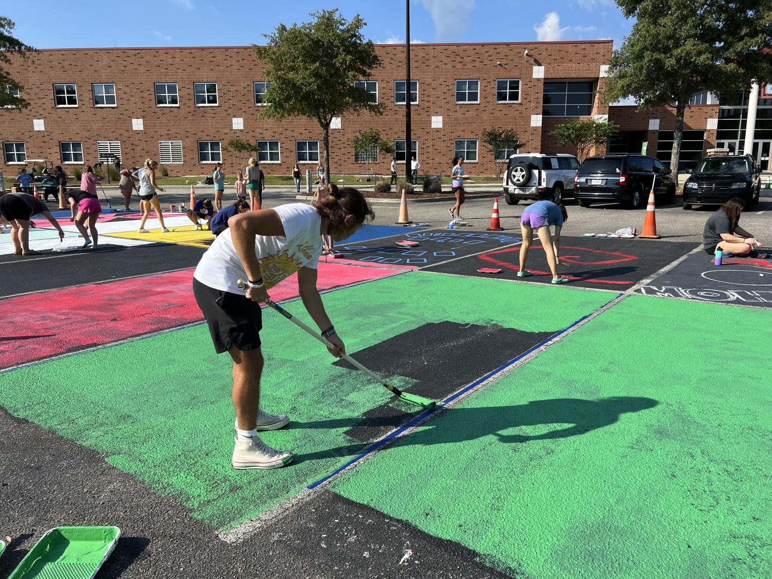 SGA Annual Senior Parking Spot and Rock Painting