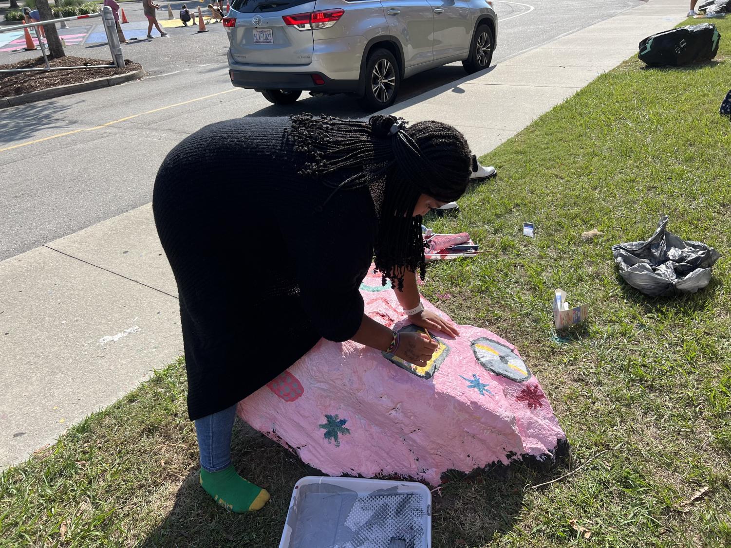 SGA Annual Senior Parking Spot and Rock Painting