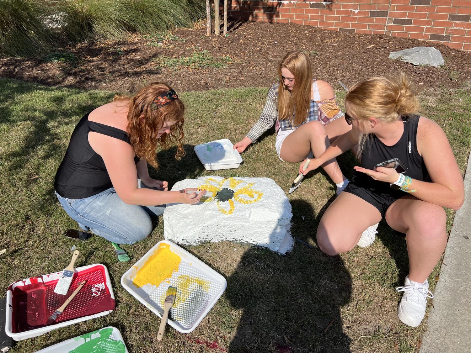 SGA Annual Senior Parking Spot and Rock Painting