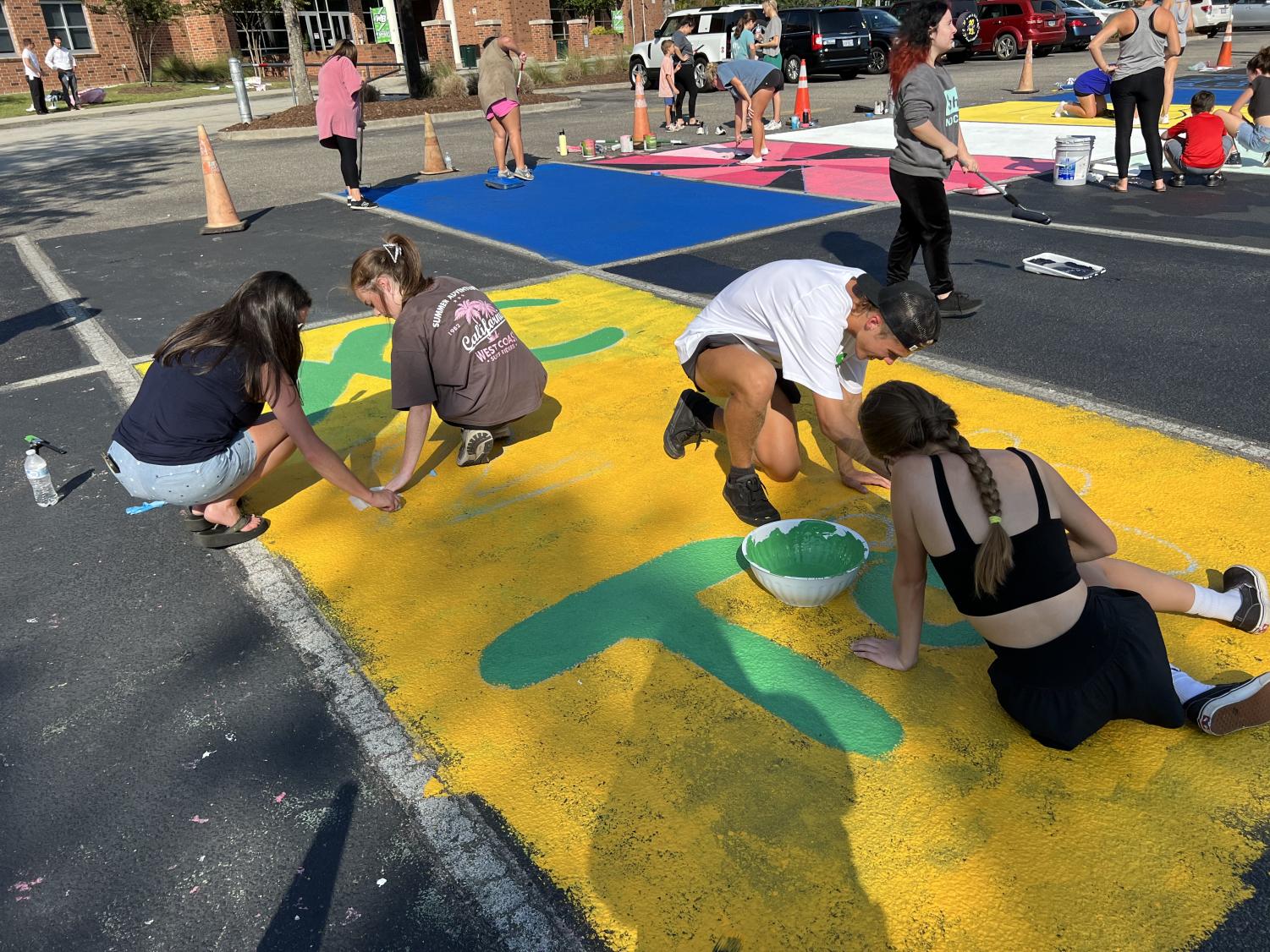 SGA Annual Senior Parking Spot and Rock Painting