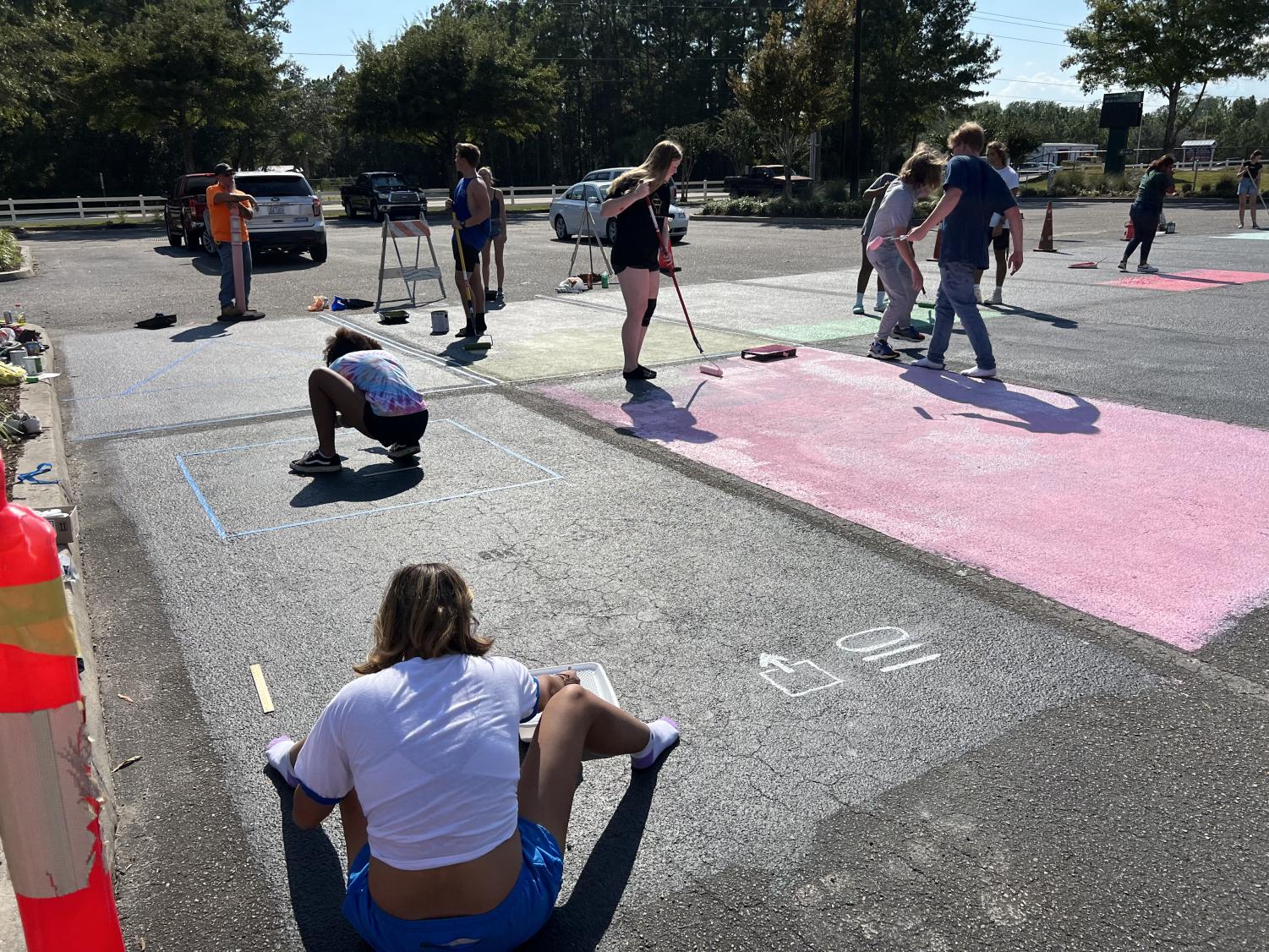 SGA Annual Senior Parking Spot and Rock Painting